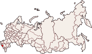 Карачаево-Черкесская республика на карте России
